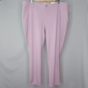 Contemporary Women's Plus Size 24W Lilac Purple‎ Skinny Pants New With Tags